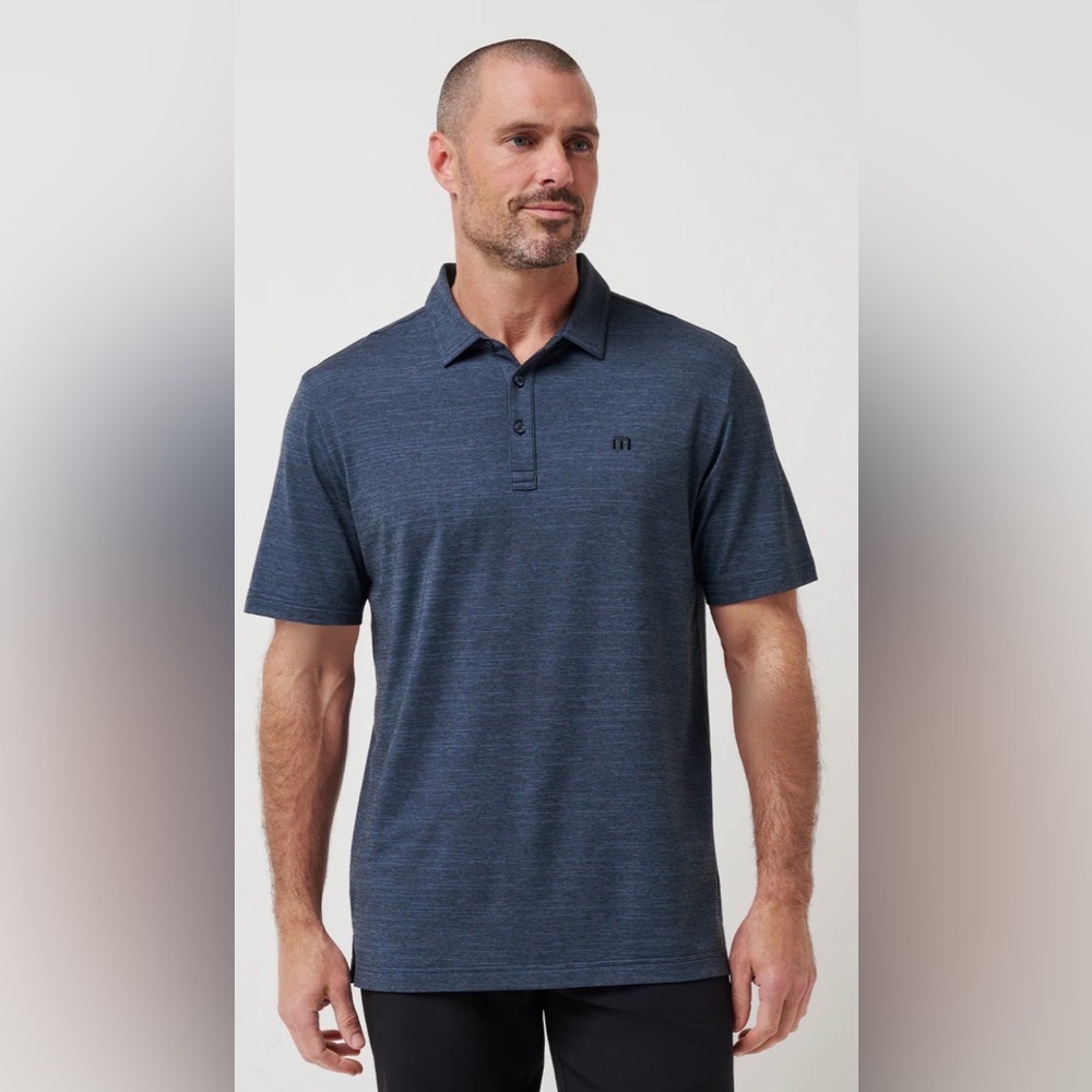 Travis Mathew Navy Polo Shirt